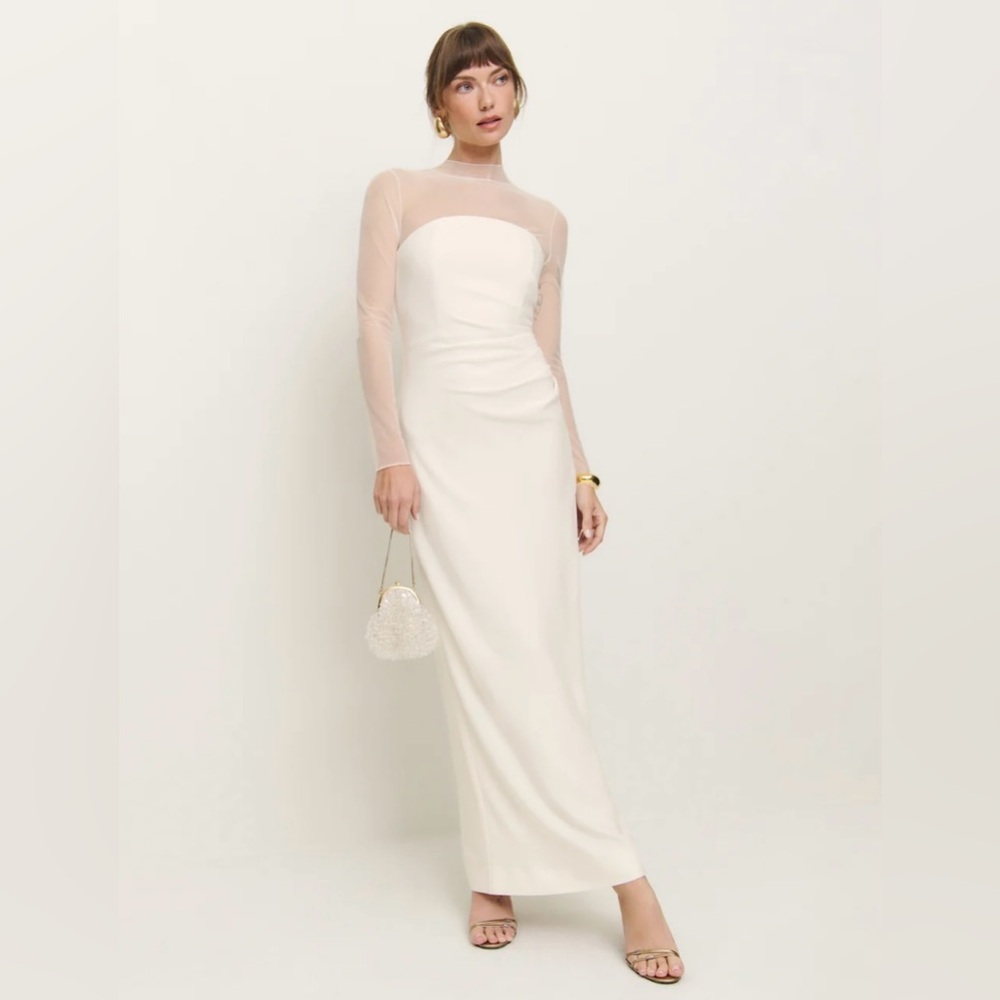 Reformation Adalia Dress Ivory - Size 4